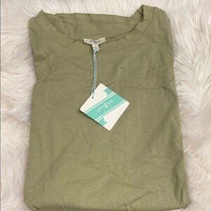 Umgee Cotton Light Olive Cover-Up Dress